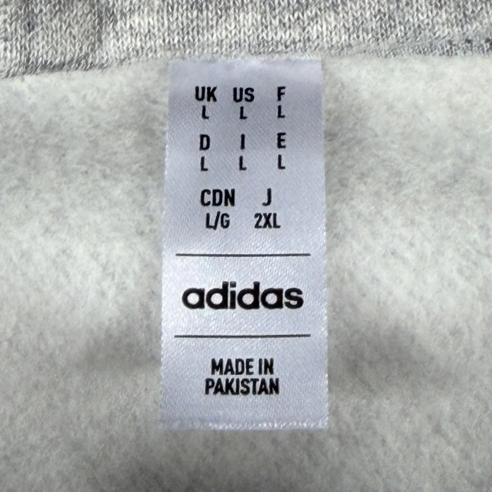 Adidas Mens M MOD ESS H Pullover‎ Hoodie Medium Grey Heather IW2642 Large NWT